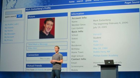 Mye har skjedd med Facebook siden den første versjonen for 10 år siden.