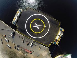 Lekteren som SpaceX sikter på er på størrelse med en liten fotballbane.