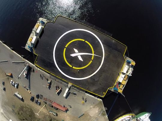 Lekteren som SpaceX sikter på.
