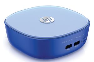HP Stream mini er litt blå av seg.