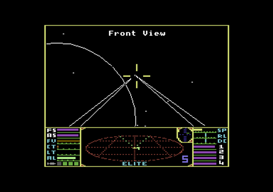 Elite, her på Commodore 64.