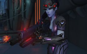 Widowmaker justeres også.
