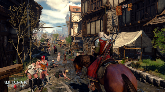 Den trofaste hesten Roach får oppleve litt av hvert på sine reiser sammen med Geralt. (Bilde: CD Project RED).