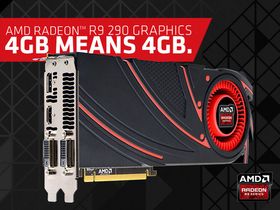 AMDs kort lar deg utnytte alle fire gigabytene uten problemer, minner selskapet om i anledning Nvidias lille GTX 970-brøler.