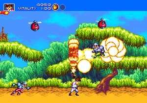 Gunstar Heroes har mye sjarm.