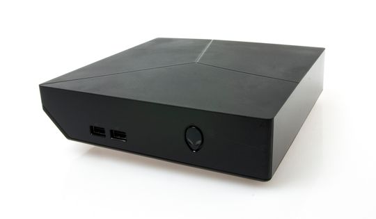 Slik ser den altså ut, med Alienware-logo og alt.