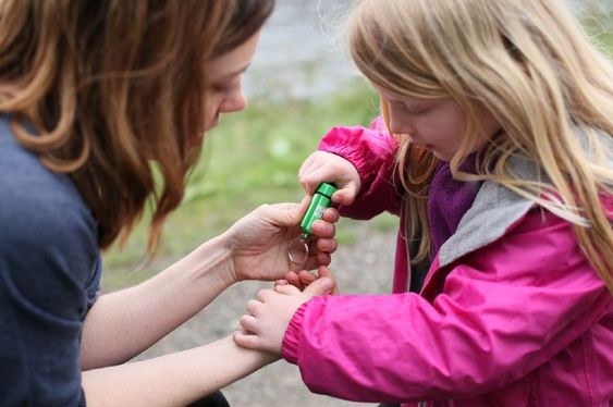 Geocaching er for hele familien.