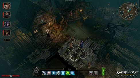 Rollespeling av god, gammal årgang i Sword Coast Legends.
