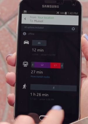 Blant oppdateringene skal det være rutealternativer for både bil, kollektivtrafikk og deg som går til fots.