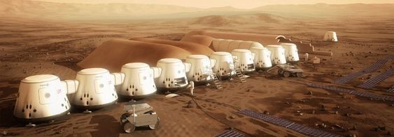 Mars One vil sette opp mange små moduler på Mars som starten på prosjektet, for deretter å bygge ut.
