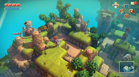 Fargerike eventyr i Oceanhorn.