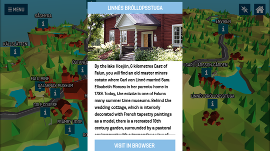 Appen har også noe for deg som bare er turist i Falun.
