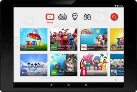 Slik ser YouTube Kids-grensesnittet ut.