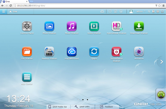 QTS 4.1 har et «app-inspirert» grensesnitt.
