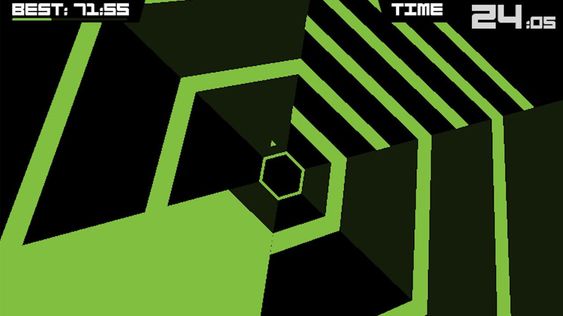 Super Hexagon er en stor favoritt blant to av redaksjonsmedlemmene.