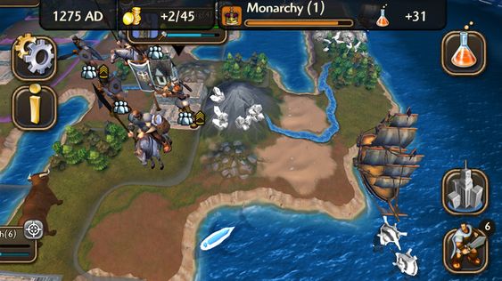 Dette er en svært forenklet utgave av Civilization, men det funker bra på mobil og nettbrett.