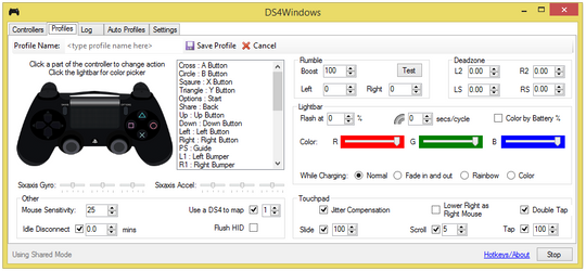 DS4Windows-programmet.