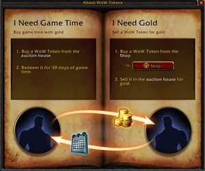 En enkel forklaring av «WoW Tokens» (Foto: Blizzard Entertainment).