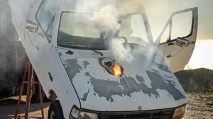 Laserstråler kan være kraftige saker. Dette bildet er Lockheed Martins test av et laservåpen tidligere i år.