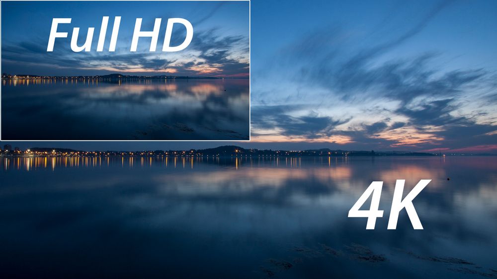 Illustrasjonsbilde: Full HD mot 4K.