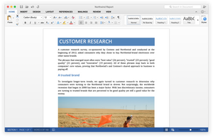 Word 2016 for Mac.