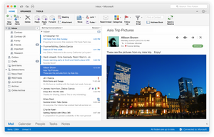 Outlook 2016 for Mac.