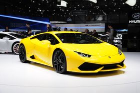 Slik ser Lamborghini Huracane ut i virkeligheten.
