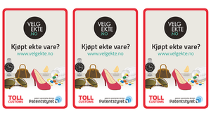 Hvis du har bestilt varer fra utlandet kan det godt tenkes de har fått dette klistremerket i tollen.