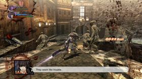 Zombieslakt i Onechanbara Z2: Chaos.