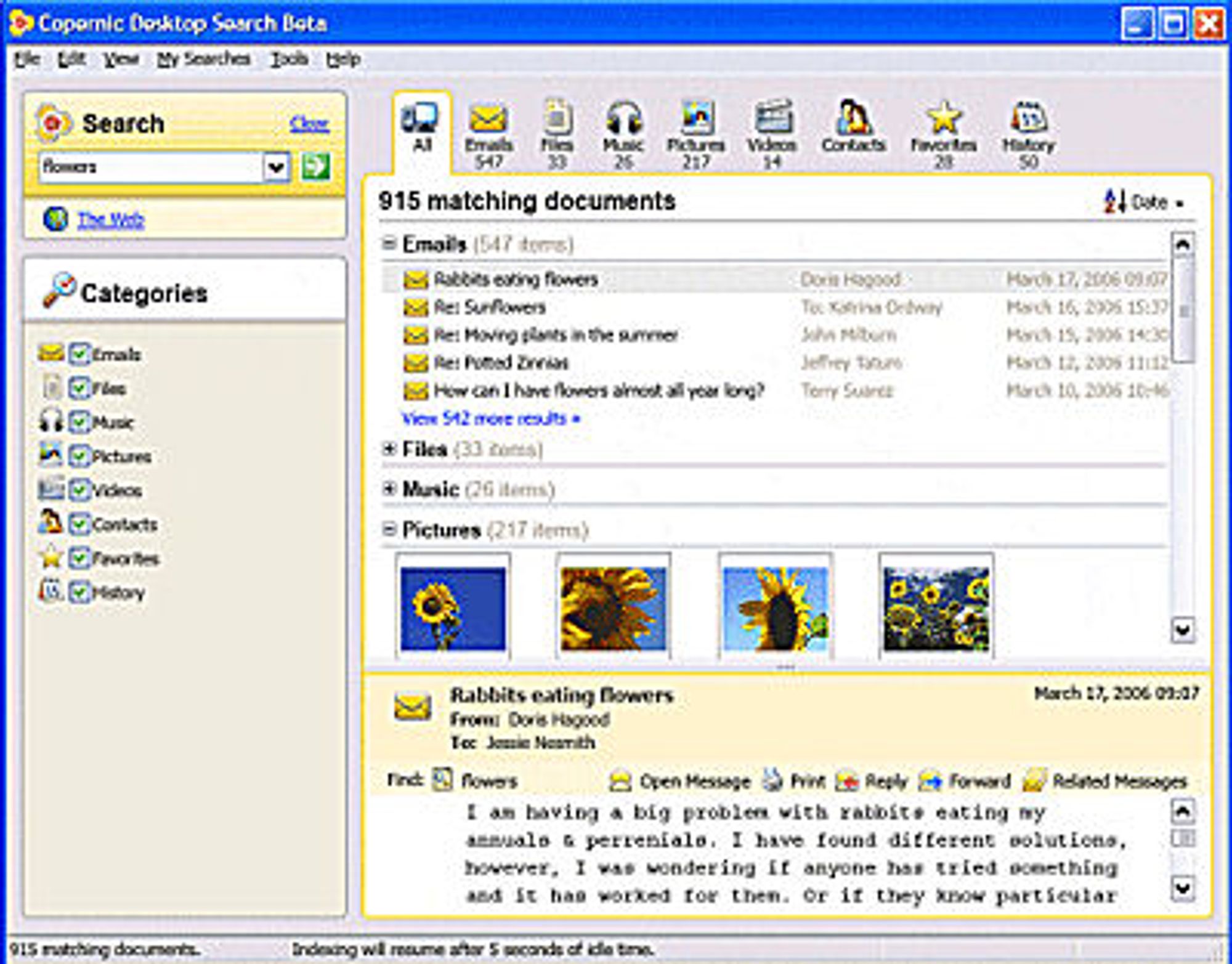 Copernic Desktop Search 2.0 Beta