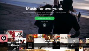 Spotify er en populær tjeneste.