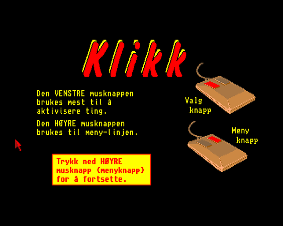 Amiga-musen har to knapper. Slå den, Mac-eiere!