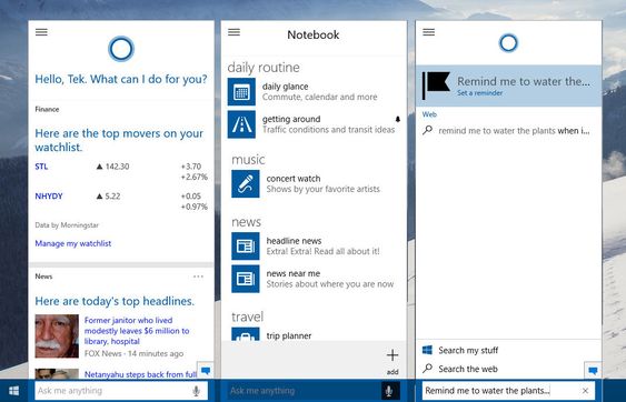 Cortana er foreløpig ikke så veldig hjelpsom. Men hun hjelper deg i det minste med å finne både programmer, informasjon fra Internett og med å opprette påminnelser og alarmer.