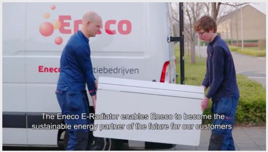 Dataserveren ser mest ut som en litt stor panelovn.