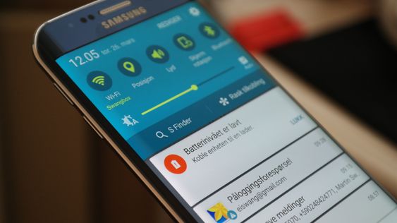 Hurtigmenyene i Android Lollipop.