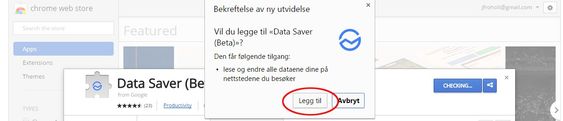 Bekreft installasjonen her.