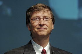 Bill Gates er godt fornøyd med det selskapet hans har oppnådd.