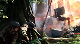 Konseptbilde fra Star Wars: Battlefront.