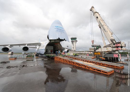 Thor ankom Frank Guyana med en Antonov.