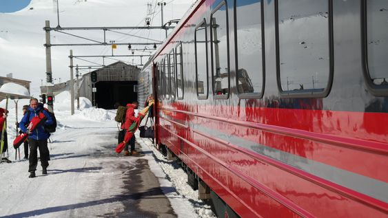 Utsikten fra dette kontoret er det ikke noe å utsette på, selv om betydelige deler av strekningen er lagt i tunell.