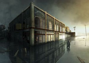 Konseptkunst fra Alan Wake 2.