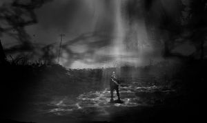 Konseptkunst av en såkalt «reality tear» fra Alan Wake 2.