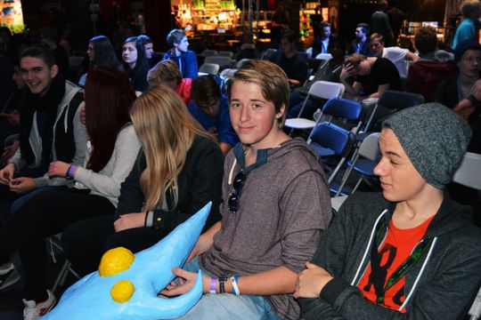 Håkon «Flaker» Solberg i publikum under finalene på Gigacon 2014.