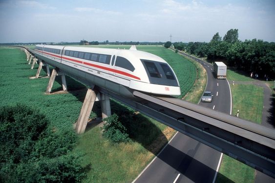 Det tyske svevetogsystemet Transrapid.
