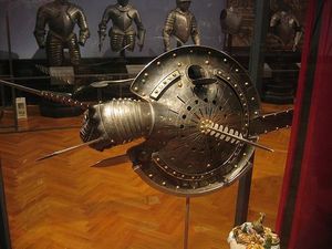 Lykteskjold på museum i Wien.