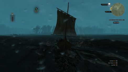 Ute på bøljan blå.