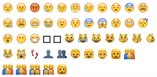 Det er ikke alltid like lett å skille mellom alle disse, men Apple har i det minste beholdt kjønnene.