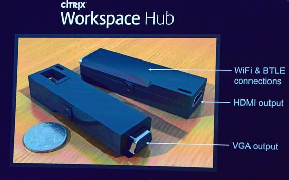 Citrix Workplace Hub: En prototype på en integrasjons-"ting" for IoT ble vist fram under Citrix Synergy 2015 i Orlando.