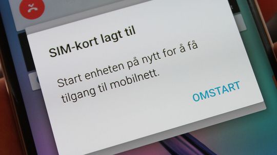 KListremerket fungerer som et eget SIM-kort med koblinger til SIM-kortet du har fra før.