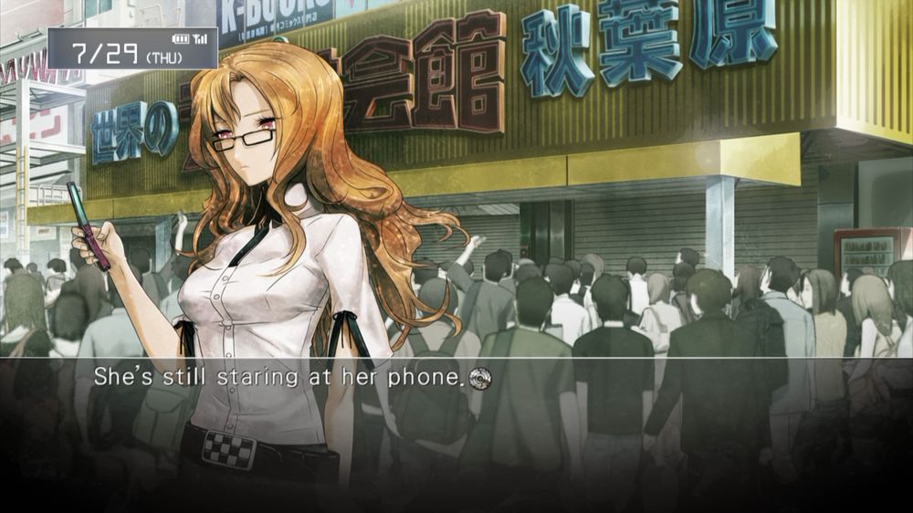Steins;Gate tar ofte tidsånden på kornet.